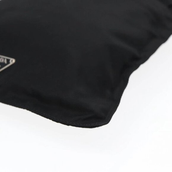 PRADA Shoulder Bag Nylon Black Silver - Picture 9 of 16